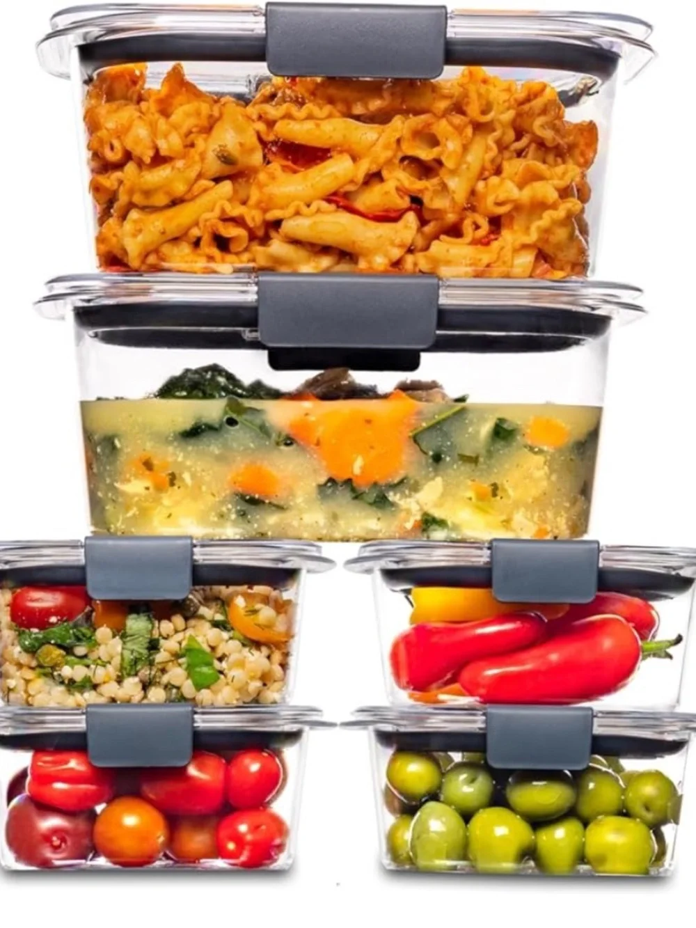 NEW Rubbermaid Brilliance BPA-Free Food Storage Containers, 24-Piece Set